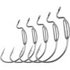 Hja Boutiques UK 25 pezzi di ami piombati con testine piombate, ami a manovella con ampio spazio, ami da pesca offset anti-erbacce for la pesca al black bass Amo