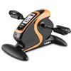 KLAR FIT Klarfit Cycloony MiniBike - Cyclette da Seduti, Pedaliera, Ciclette solo Pedali, Compatta, a Motore, Braccia e Gambe, 12 Velocità, Movimento Avanti o Indietro, Telecomando, Bianco/Turchese