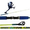 Generico Canna Da Pesca Bolentino Barca Seppia Mare Kit Con Mulinello E Filo Mt. 1,50 Gr. 100