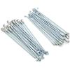 ZOCKZ Raggi per bici elettrica 10G 20/40PCS Diametro 3mm Lunghezza 55-220mm Raggi per bicicletta in acciaio con nippli per E-Bike, Moto