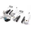 KHEbikes KHE Promax BMX V-Brake Freno a V in alluminio forgiato Bianco Anteriore Posteriore