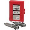 Hornady Custom Grade New Dimension Set 2 - Caliber Specific Reloading Equipment for Handloader with Full Length Sizer Die, Seating Die, Sure-Loc Rings, & Storage Box
