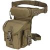 scosao Tattico Borsa da Gamba Marsupio Militare Borsa Cosciale per Uomo Donna Molle Nylon Borsello per Trekking Sportivo Viaggio Ciclismo Arrampicata Escursionismo-Camo