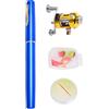 lisutupode 4 pezzi Penna Canna Da Pesca Kit 140g Penna Asta E Mulinello Combo Penna Da Pesca Portatile Tasca Pesca Penne Per Escursionisti Canna e Mulinello Combo Carbonio