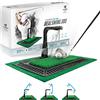 WINNER SPIRIT Real Swing 300 Golf Swing & Hitting Trainer, True Impact, Check Path After Swing, tappetino per allenamento Groover, regolabile in altezza (Real Swing 300)