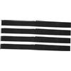 MUSISALY Ganci Per Cinghie in Nylon Cinghie Di Serraggio Regolabili Fascette Per Cavi Accessori Per Scooter E Hoverboard Nero 25 X 700 Mm