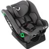 Nurse Traffic, Seggiolino Auto iSize, 40 a 150 cm, 0 a 12 anni, Senza Isofix, Ampia Reclinazione, 13 Posizioni Poggiatesta, Grigio