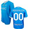 SSC Napoli Maglia Replica Ufficiale | Home 25/26 | Uomo Donna Bambino, 100% Poliestere | Personalizzabile Nome/Numero - Taglia 4 Anni