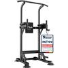DH FitLife Power Tower Dip Station, Attrezzatura sportiva con barra per trazioni, barre e allenamento della schiena, Stazione di forza, Stazione fitness, Power Rack, Allenamento di forza a casa