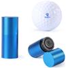 Jeweidea Timbro Golf Personalizzato con Bottiglia di Inchiostro Strumento di Marcatura Riutilizzabile e Impermeabile per Palline da Golf Regalo per Uomo, papà, Mariti (Oro)