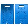 Generico Mattonelle di Ghiaccio Riutilizzabili per Borsa Frigo, Set di Accumulatori di Freddo, Non Tossico, Blu (2 pz Forma Curvo da 300 ml)