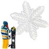 Generico Stomp Pad per trazione da snowboard, Stomp Pad per snowboard | Tappetino per stomp a forma di fiocco di neve,Cuscinetti per snowboard antiscivolo portatili Design rialzato per lo sci invernale