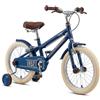 Tecnobike Shop Bicicletta Bambina Magik Bike Classic Vintage 1952 Rotelle Rimovibili, Telaio in Acciaio, Sella Regolabile, Bici Bambino, Movimento a sfera (Taglia 16)