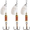 Mepps - Cucchiaino speciale per pesca alla trota Aglia, multicolore, ARGENT X3, 1