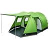 CampFeuer tenda super+ per 4 persone | Verde | Grande tenda tunnel con 2 ingressi e tettoia, colonna d'acqua 3000 mm | Tenda per gruppi, per campeggio e per famiglie