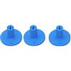 QHALEN Set di 3 supporti a T in gomma da golf per campo da golf (blu)