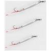 Pescasubito.com Kit 3 Cucchiaini Unghietta Piuma Bianca Pesca Traina Mini Troll Trainetta