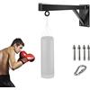 Cipriani sport® - Staffa a Muro per Sacco da Boxe in Acciaio Rinforzato | Portata Fino a 300 kg | Supporto Robusto con Fissaggi Inclusi, Ideale per Allenamenti Intensivi