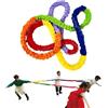 Generic Corda da tirare per bambini - Anello da corsa arcobaleno, fascia elastica, attrezzatura sportiva per allenamento | Sport di, sport a colori, corsa arcobaleno, fascia elastica per bambini