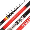 YZWHKJ Canna da Pesca a Mosca Canna da Pesca telescopica da 2,7/3,6/4,5/5,4/6,3 Metri Canna da Pesca da Viaggio in Carbonio Alto Potere 10-50g Canna da Lancio a Distanza(6.3 m)