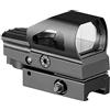 ACEXIER Mirino telescopico olografico 1x33mm per la caccia con punti rossi e verdi e riflessi regolabili in 4 reticoli weaver 20mm