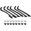 BESPORTBLE 3sets Cinghia di Fissaggio per Pattini Rotelle da Accessori Sostituibili Pratici Facile Installazione Colore Nero Compatibile con Pattini