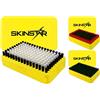 skinstar SET 3 SCI FODERA Spazzola basebrush nylon, rooshaar U.KUFPER/BRONZO GIALLO