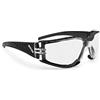 Bertoni Occhiali da Moto Antivento Avvolgenti con Lente Infrangibile Antiappannante - Spugna Antivento Removibile - AF149C