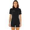 RIP CURL 2026 Donna Trad 2mm Back Zip Shorty Muta 14LWSP - Black