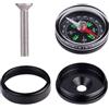 Generic Biké Compass - Bussola per bicicletta, portatile, con manico per bicicletta, multifunzione, bussola antifurto, accessorio per manubrio della bicicletta