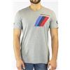 PUMA - Maglietta con Logo BMW, da Uomo, Grigio (Grigio Erica), L