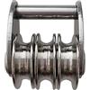 Courtieyeardceastea Carrucola tripla in acciaio inox 316 per vele da windsurf