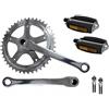 Ciclosport GUARNITURA a chiavella + PEDALI + 2 CHIAVELLE GUARNITURA