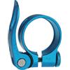 LIXSAZSE Morsetto del reggisella della Bicicletta Morsetto del reggisella in Lega di Alluminio Scooter Vite Regolabile 31,8 mm Collare di bloccaggio Ciclismo, Azzurro