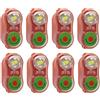 Generico Luci Giubbotto Salvataggio a LED con Attivazione ad Acqua - Set da 6/8 Pezzi - Rosse e Verdi per Emergenza in Mare per Sopravvivenza in Acqua di Emergenza (Arancia-8 PCS)