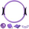 Teksome Pilates Essen-tial Kit - 5 pezzi PILATES ANELLO CON BANSE DI RESISTENZA, Cingcio elastico, anello di yoga, fasce di tiro in lattice e palla da yoga per allenamento a tutto il corpo
