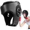 Generic Copricapo da boxe, sparring, kickboxing, regolabile, protezione per il viso e le orecchie, per adulti, wrestling, marziali, bjj, karate
