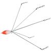 OUKENS Esca per ombrellone, 5 Braccia Alabama Umbrella Jig Head Fishing Rig Esche da Pesca con Esche girevoli a Scatto(1#)