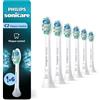 Philips Sonicare C2 Plaque Control HX9026/77 - Testine di ricambio originali per spazzolino elettrico, confezione da 6, fino a 18 mesi, colore: bianco