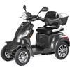 VELECO FASTER LIT-ION - Dispositivo Disabili a 4 ruote - Completamente assemblato e pronto all'uso - Batteria agli ioni di litio rimovibile - Sicuro e stabile - Allarme (GRIGIO)