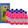 FEI FAN Avio SOLVENTE SMACCHIATORE, Notevole Potere Solvente Per Oli e Unto. Prodotto Di Normale Impiego Per La Pulizia Di Tessuti, Plastica e Gomma. Flacone Rosa 375ml (4 Flaconi) + Panno in Lattice