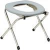 HOOLRZI Sedia pieghevole in acciaio portatile da campeggio WC per sedile 99,8 kg Capacità per bagno Campeggio Viaggio Uso Portatile Pieghevole Bagno Sgabello Squat Squat Vasino antiscivolo per adulti