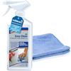 kör4u Lithofin MN Easy-Clean 18921, 2 flaconi spray da 500 ml, con 1 panno in microfibra kör4u blu