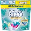 Weißer Riese Universal Trio-Caps Aromaterapia Lotus (80 lavaggi), detersivo con profumo Good Mood per un lavaggio irresistibilmente profumato e luminoso, 100% riciclabile
