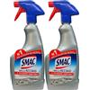 FEI FAN Spray Brilla ACCIAIO Per Uno Splendore Imbattibile, Protegge e Rispetta Le Superfici. Elimina Efficacemente Il Calcare e Sgrassa a Fondo 520ml (2 Spray)