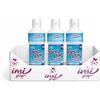 imi shop Deo Due Chimiclean Lavatrice O Ammorbidente Fiori Azzurri 1 L Confezione Da 3 Pz (3 Lavatrice FIORI AZZURRI)