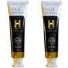 cn herb Pasta toothpaste giapponese HerBensius Black Truffle 110 g x 2, Toothpaste with Rich Foam.