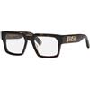 Philipp Plein PLASTIC OPT FRAME Philipp Plein - MAT: Cellulose acetate_C: SHINY DARK HAVANA D: 150x20 / Male Cura della persona e salute