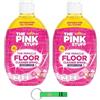 Beni Culinari The Pink Stuff - Detergente spray per pavimenti The Miracle Floor Cleaner Spray | Squirt & Mop/Formula ad asciugatura rapida | Non necessita di acqua da 750 ml + portachiavi Beni Culinari