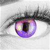 Meralens Lenti a Contatto Colorate Sharingan Viola Circle Lenses Heroes Of Cosplay - con porta lenti a contatto - ideali per Manga Anime Halloween - Durata 1 Anno - 1 Coppia senza correzione